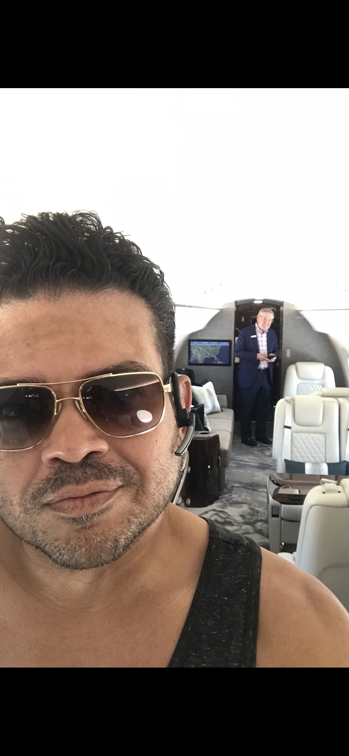 Oliver Maldonado Author Photographed Testing New $80 Million G6 Gulfstream Private Jet