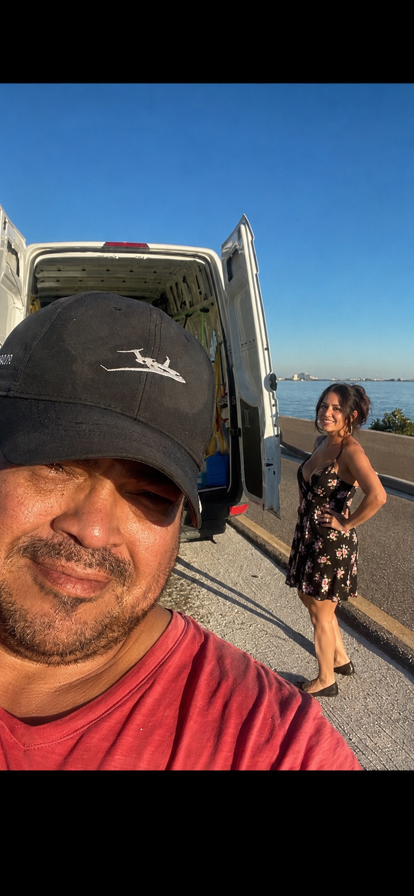 Oliver Maldonado Author Photographed at CrashBoat Pier with Actress Sofia