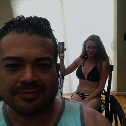 Oliver Maldonado photographed with Girlfriend in kitchen