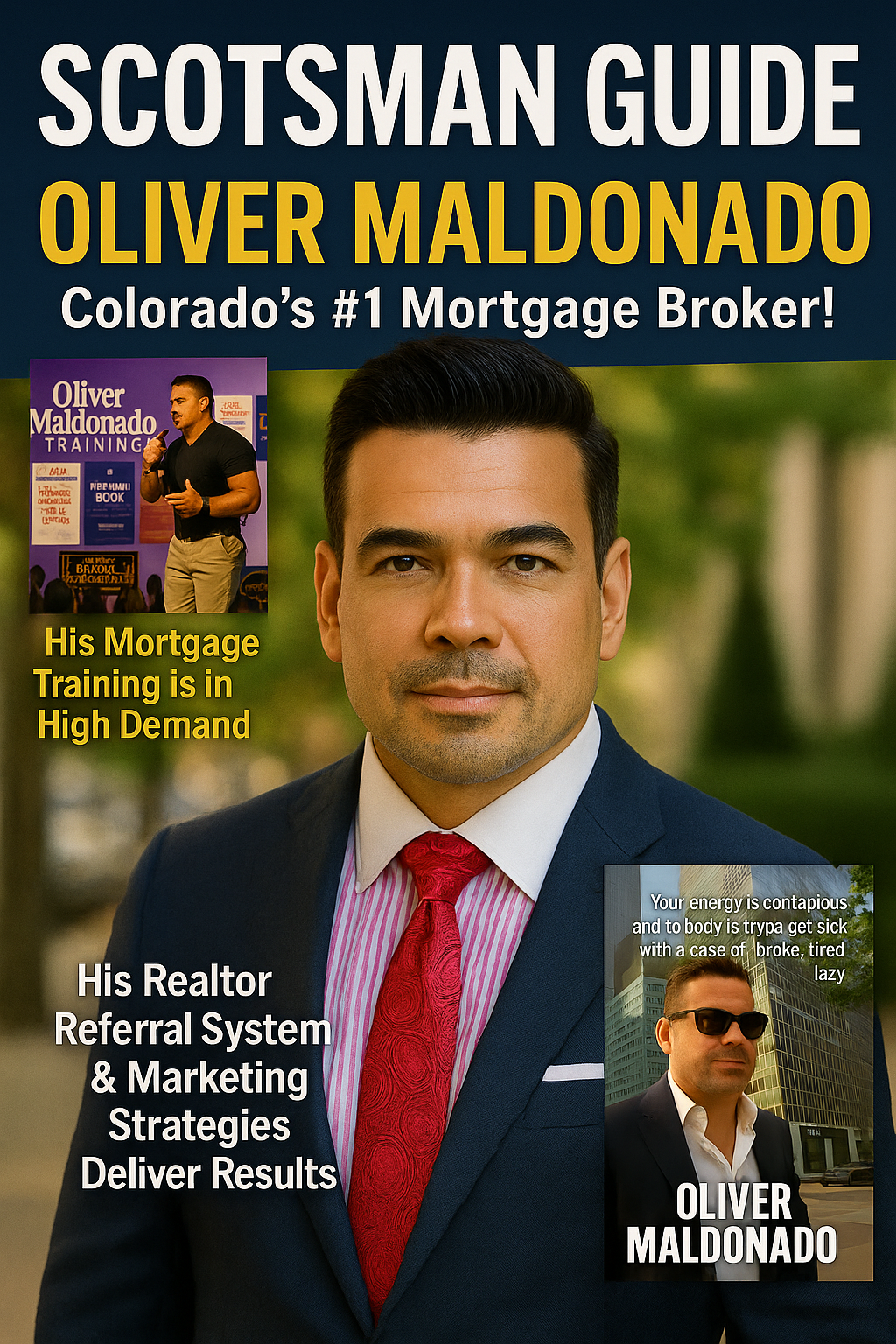 Oliver Maldonado featured on Mortgage Magazine Cover