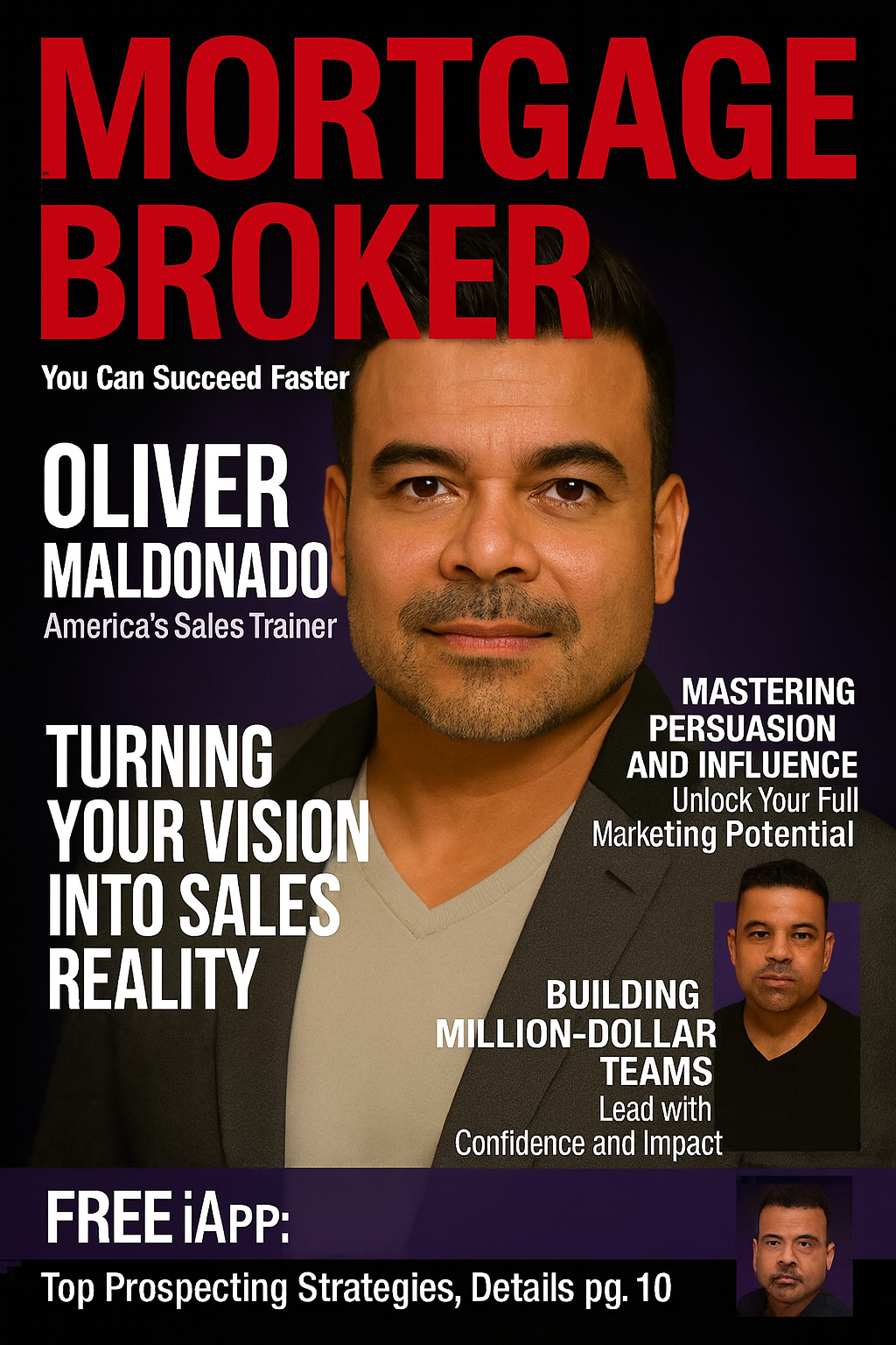 Oliver Maldonado Mortgage Broker Magazine Cover Headshot