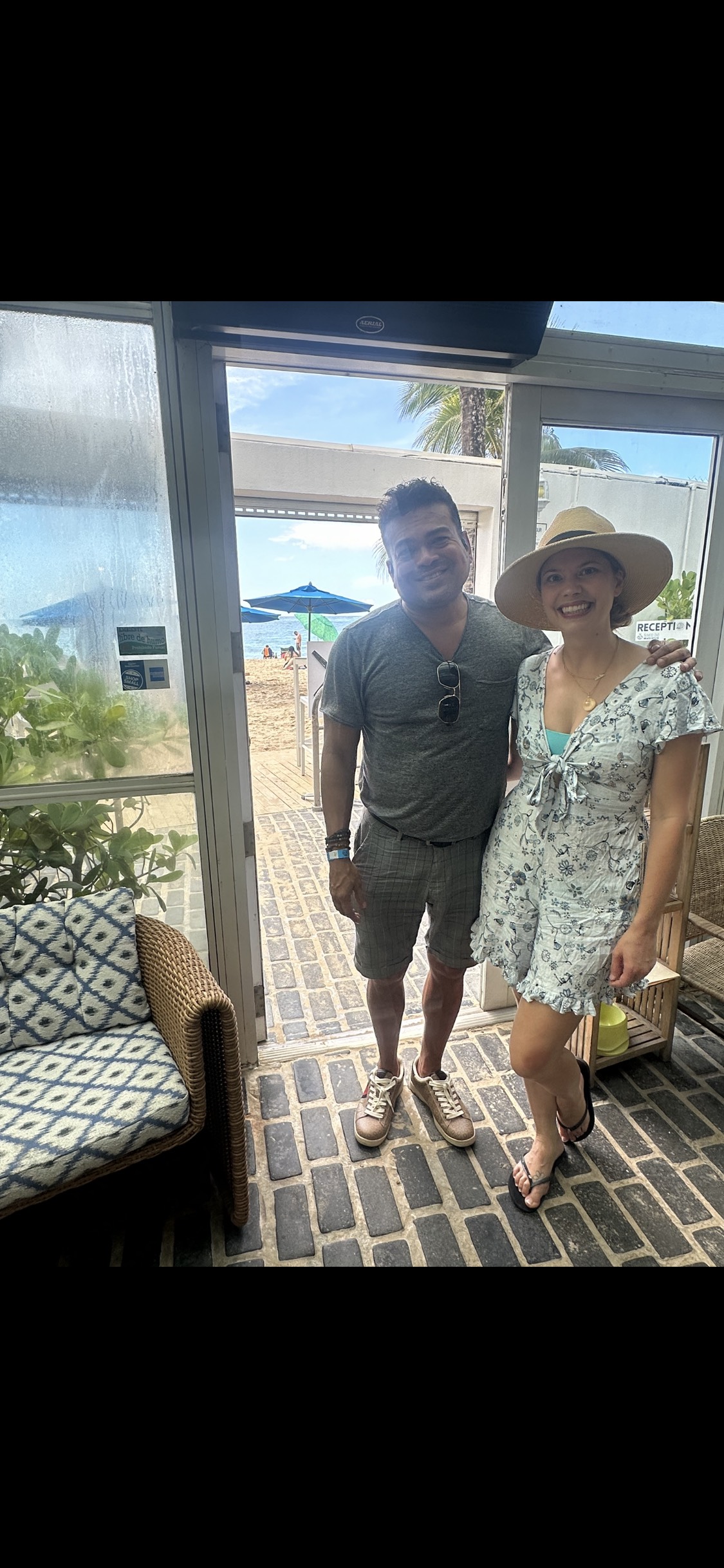 Oliver Maldonado Pictured with long time GirlFriend at Numero Uno Beach House Puerto Rico